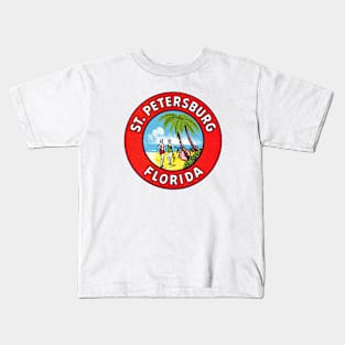 Vintage St. Petersburg Florida Kids T-Shirt